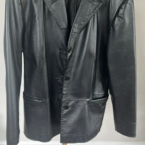 Real leather Clio jacket size L - Picture 4 of 7